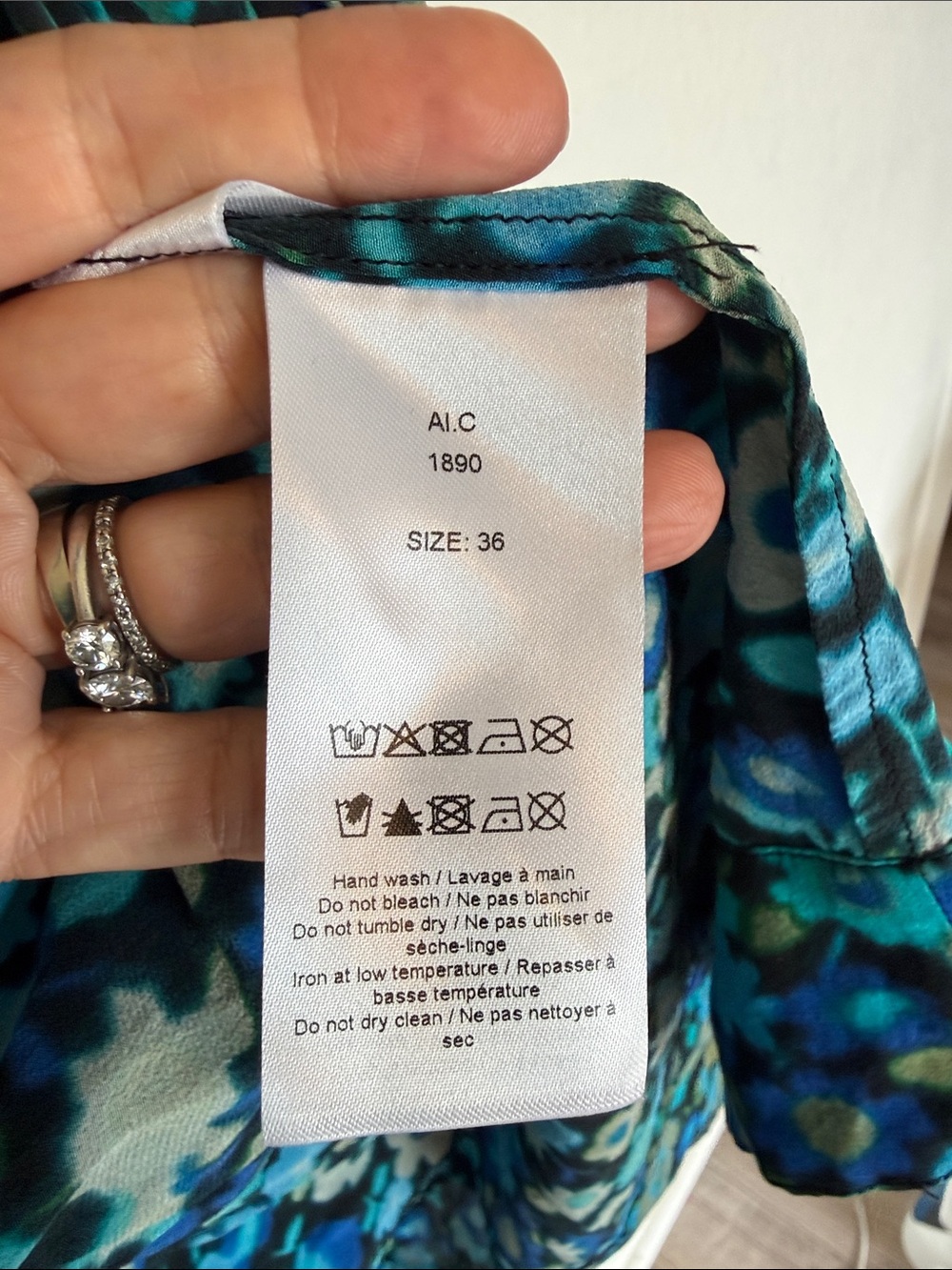 Perfect Ganni floral wrap midi dress 36 - Picture 8 of 8